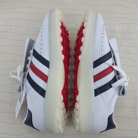 Adidas Mens Coursecup Soft Spikes White Leather Golf Shoes IH2266 Size 10 NEW main image 10